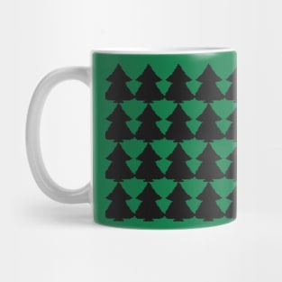 Christmas tree pattern lovers Mug